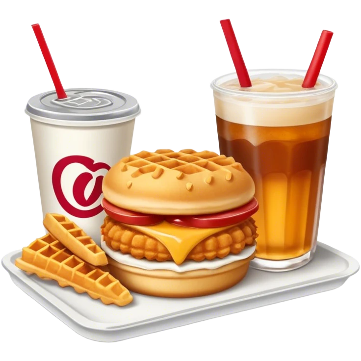 chick-fil-a meal  emoji