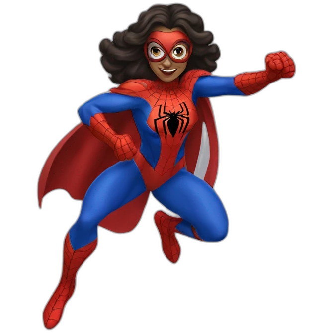 spiderman combined with superwoman emoji