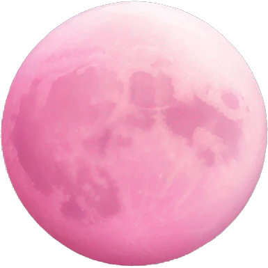 Pink moon  emoji