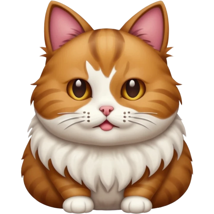 Cat pooping. emoji
