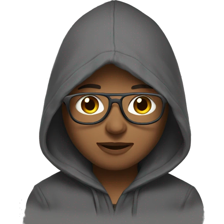 sor wearing a hoddie emoji