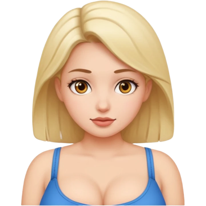 Girl big boobs emoji