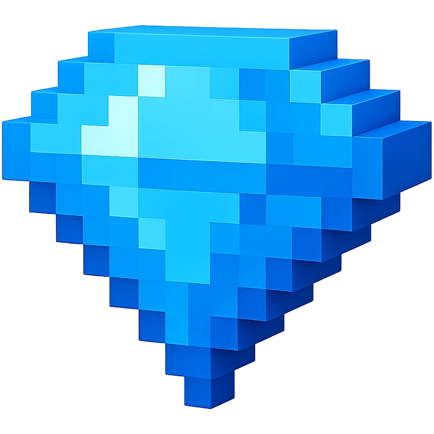 blue diamond emoji