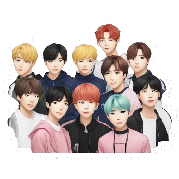 Seventeen Kpop group logo emoji
