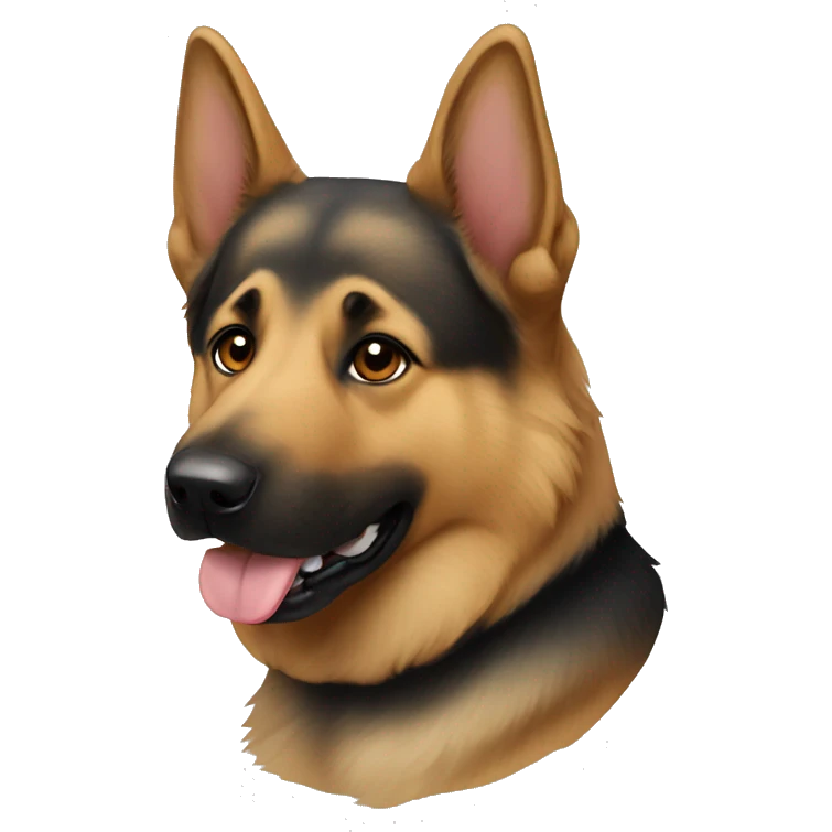 German Shepherd Chow Mix Dog emoji