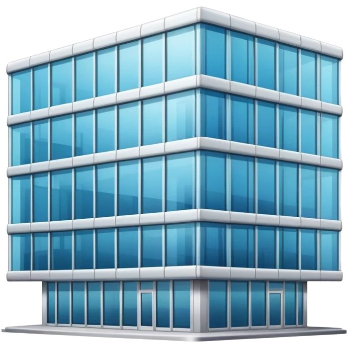A professional office building representing a company emoji