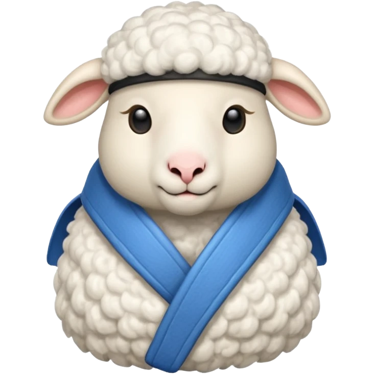 A sensei that is a sheep emoji