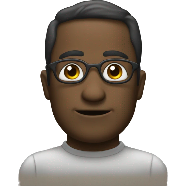 caca con lentes emoji