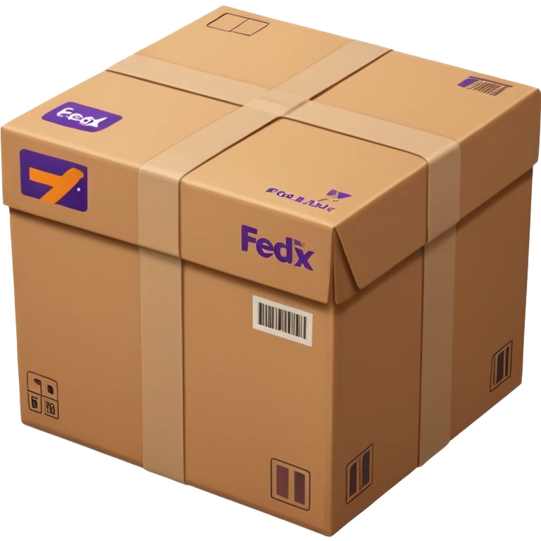 FedEx delivery parcel emoji