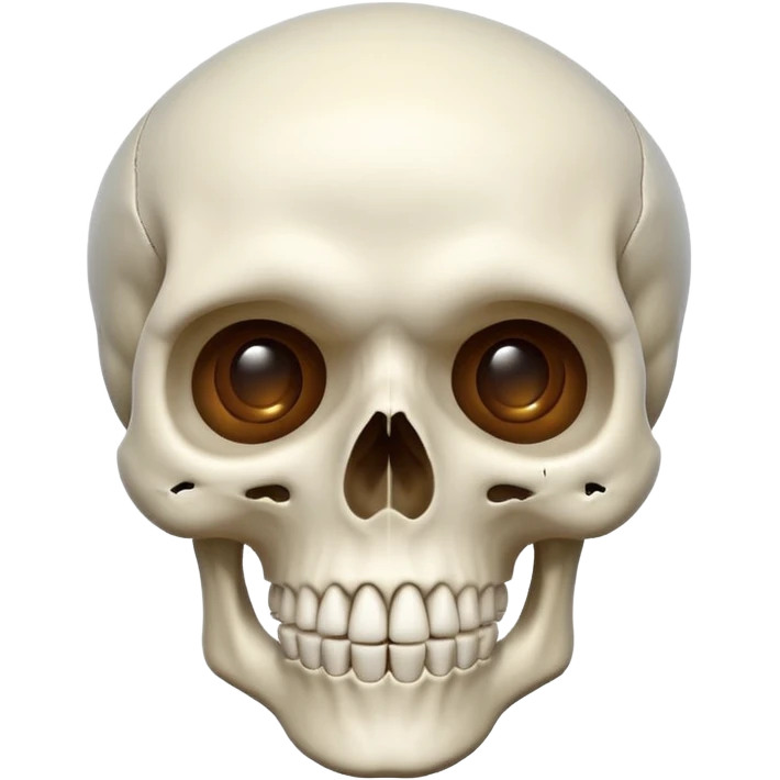 Skull emoji with a mix of surprise emoji emoji