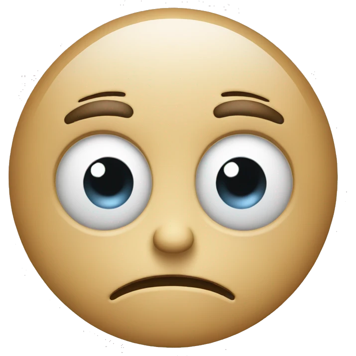 Sad and happy face emoji