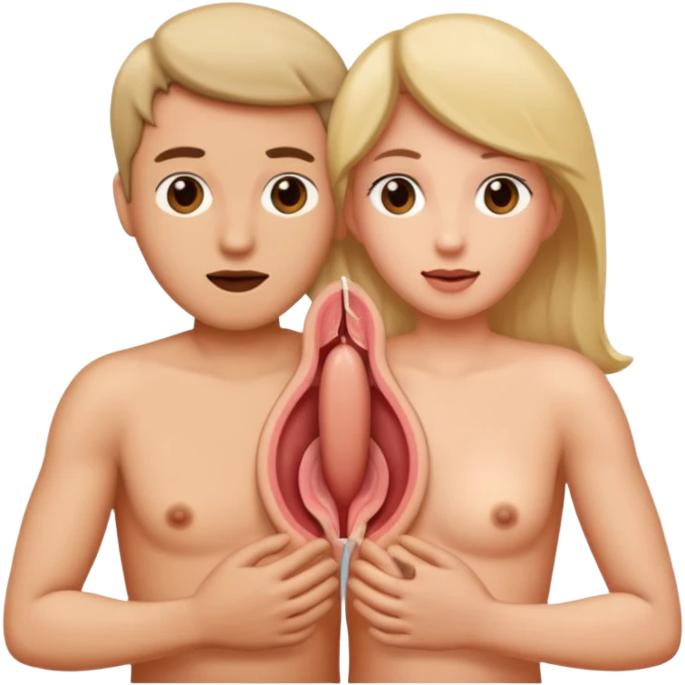 مردی که کیرش در کص یک زن لخت هست  emoji