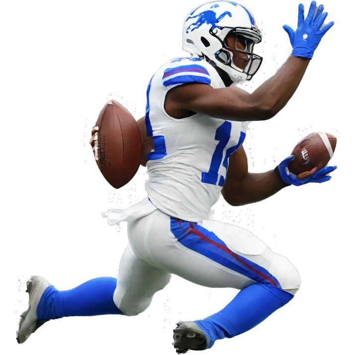 Josh Allen scoring touchdown emoji