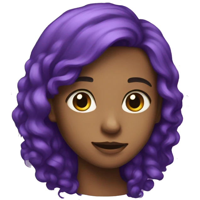 Violet lay emoji