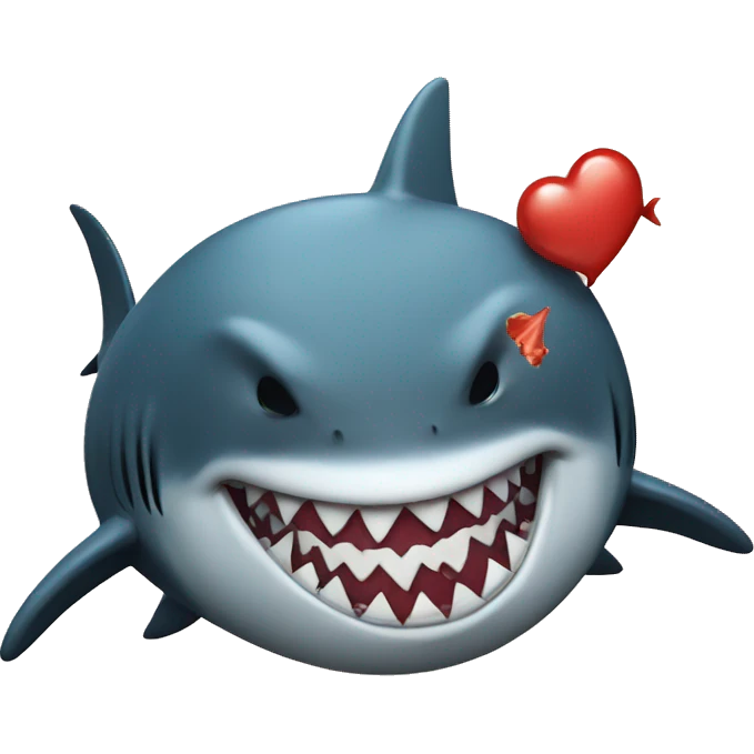 shark is kissing emoji