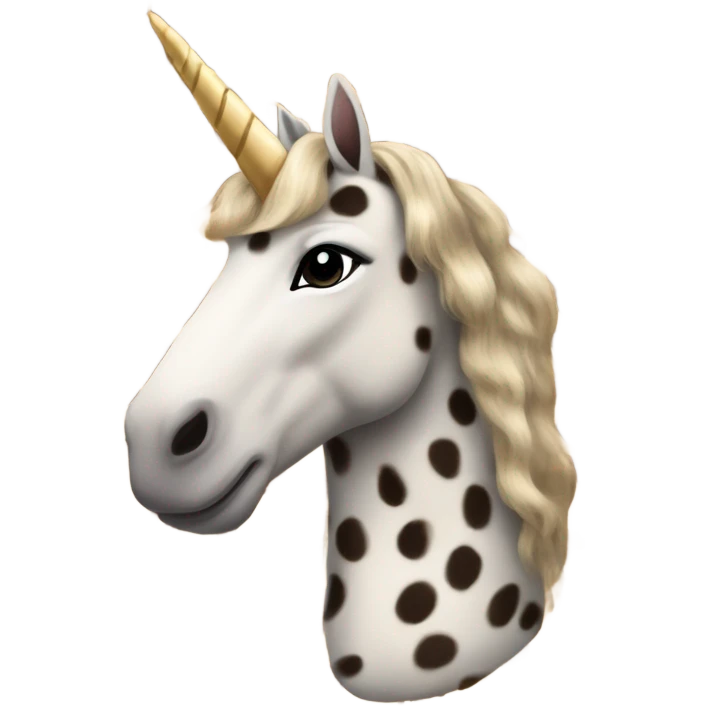 unicorn Leapord print  emoji
