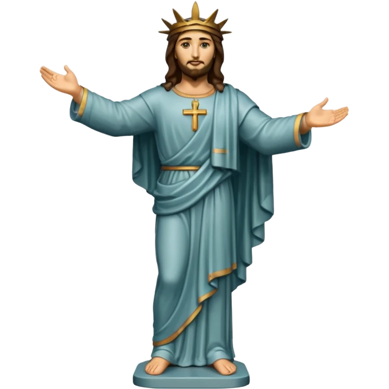 Cristo de la concordia emoji