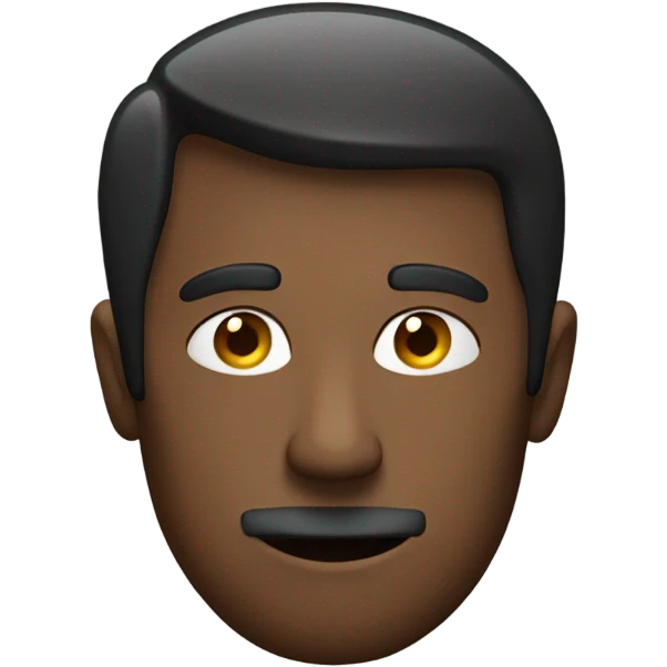 Man holding a cigarette emoji