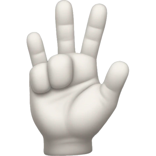 two last fingers emoji