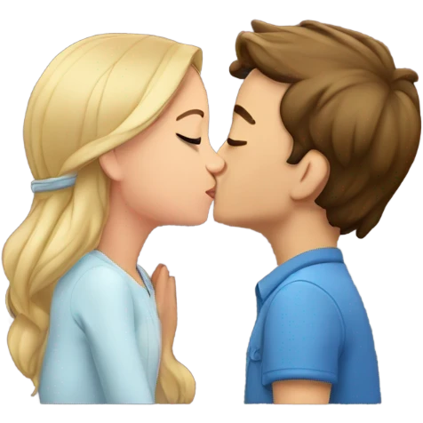 Bailee kissing Owen emoji