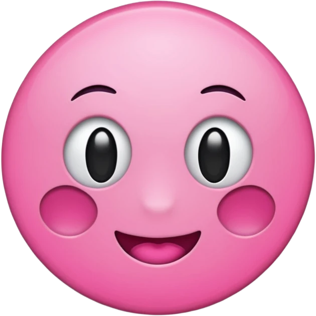 Pink sticker emoji