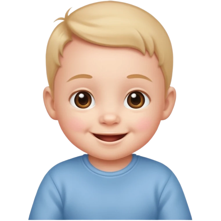 A cute little baby emoji