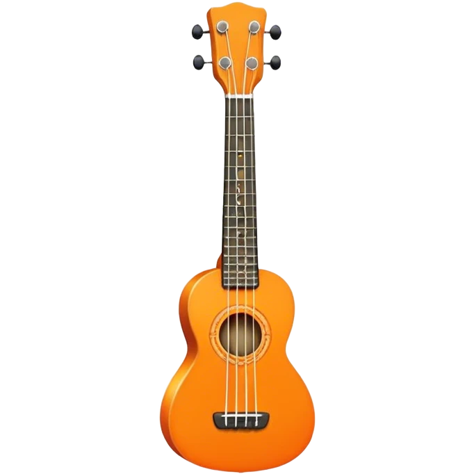 Citrus orange ukulele emoji