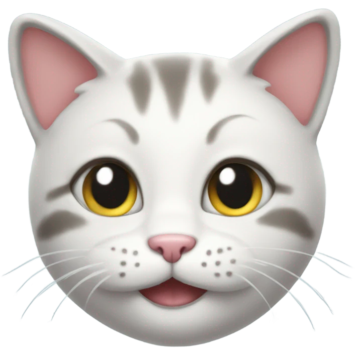 kitty with smile emoji