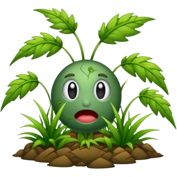 ugly weeds emoji