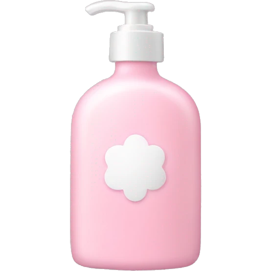 Light pink lotion bottle emoji