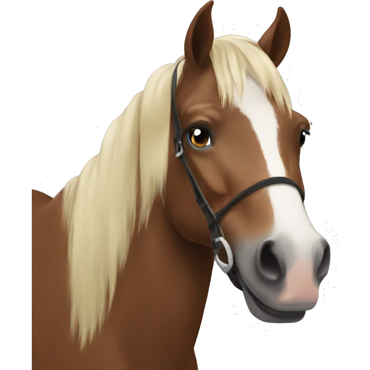 a horse say hello emoji