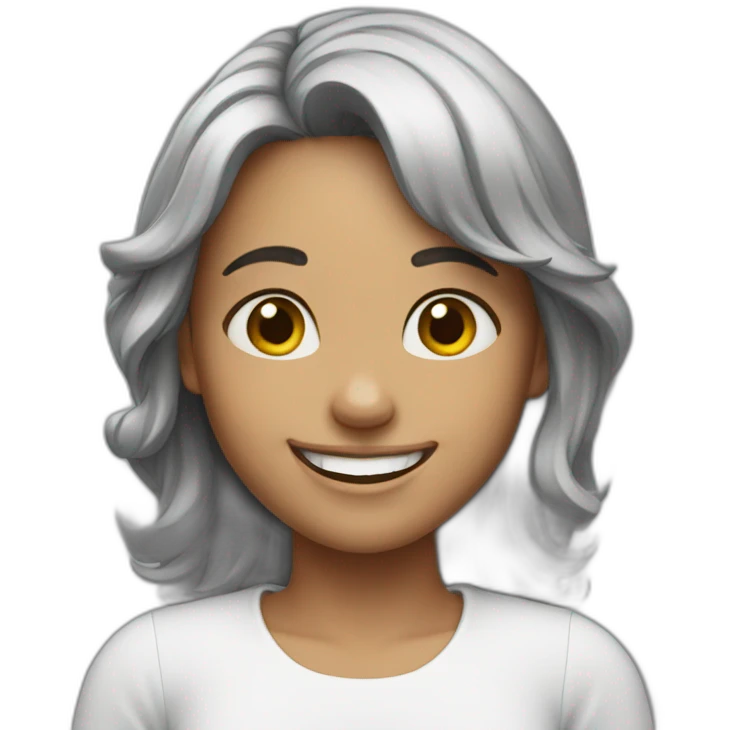 happy gril emoji