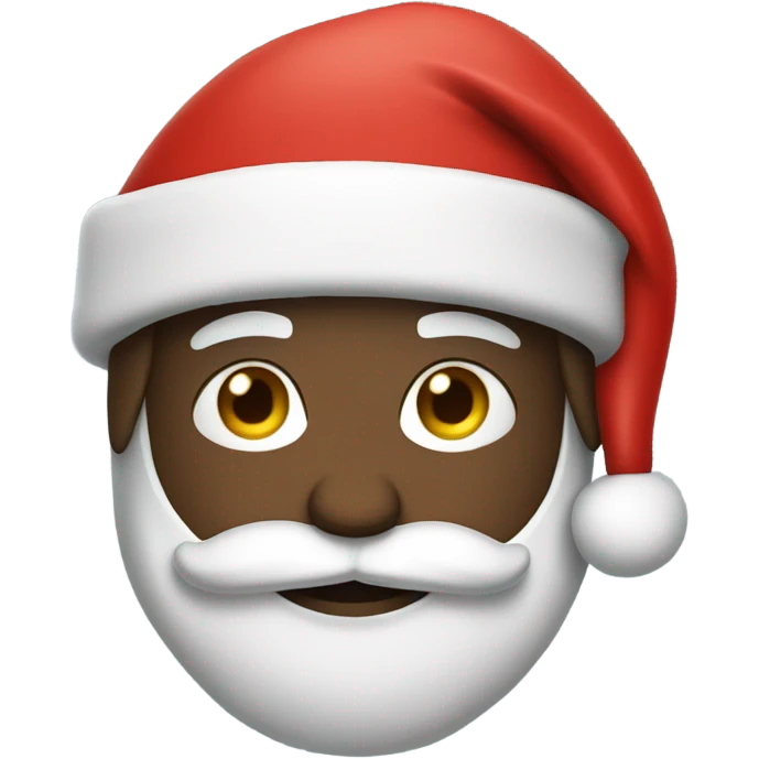 Football player with Santa hat emoji