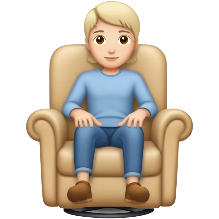 Sitting in a chair  emoji