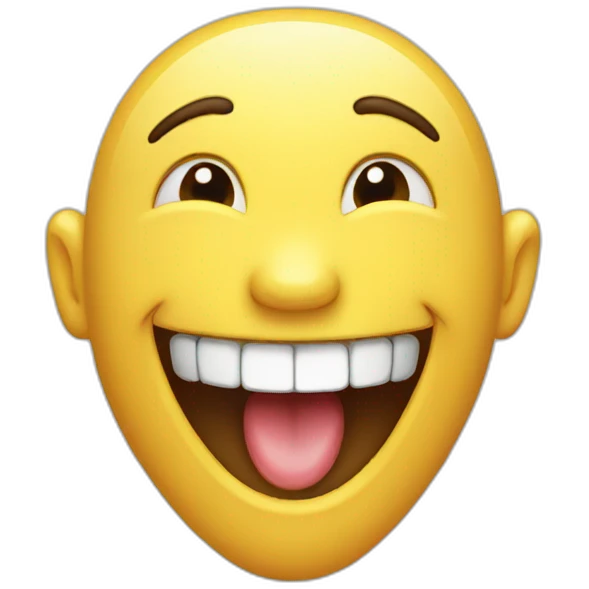 A laughing heart emoji