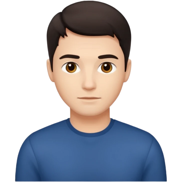 hombre guapo con poco cabello emoji
