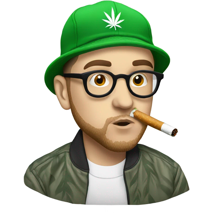 Mac miller Smoking weed emoji