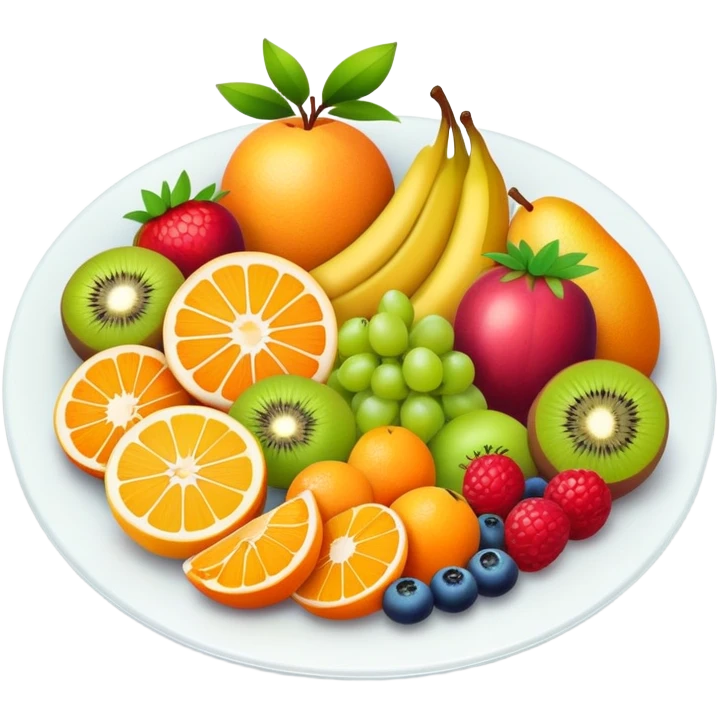 Meth and fruit plate  emoji