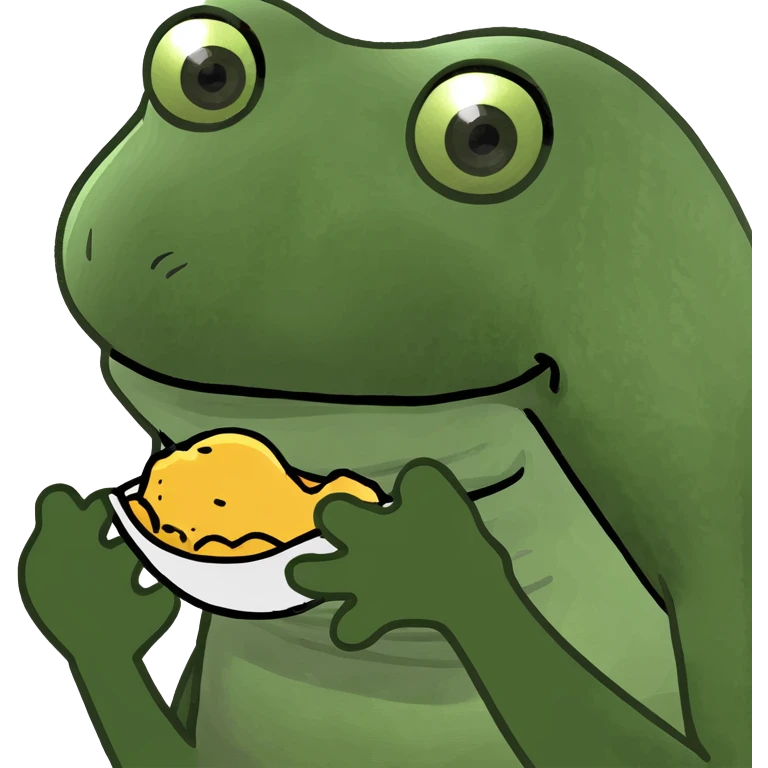 skull bufo frog meme style emoji
