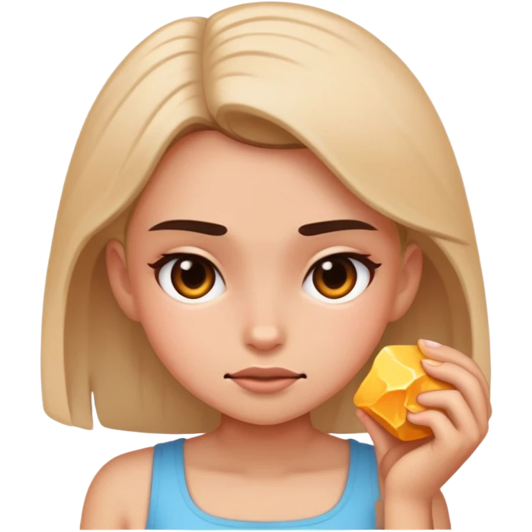 Girl crushing emoji