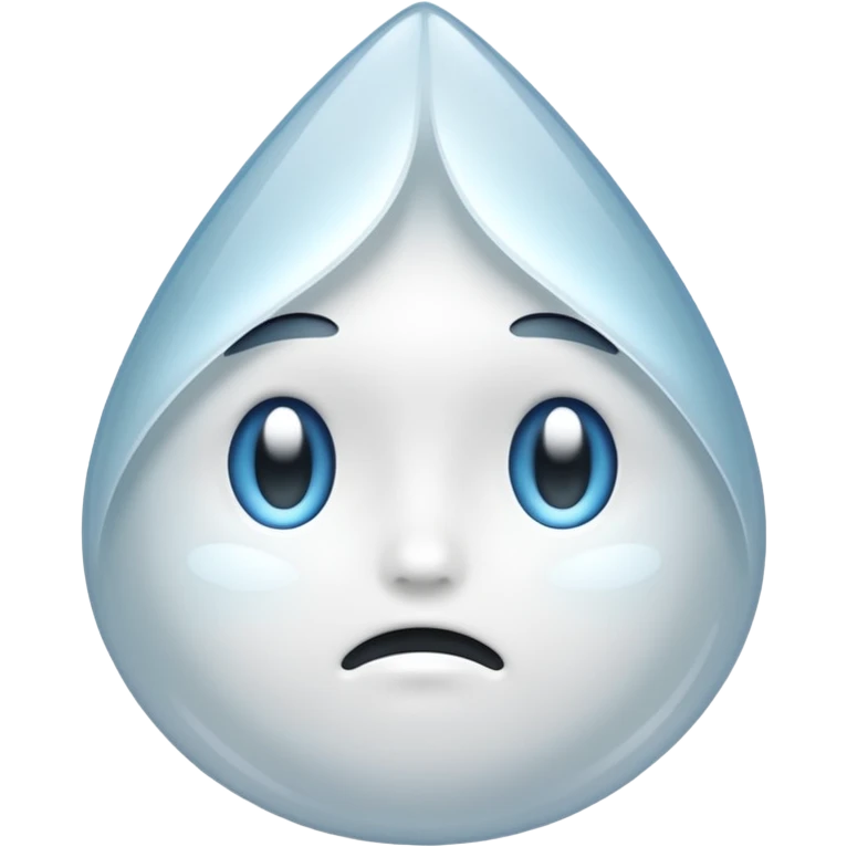 White tear emoji