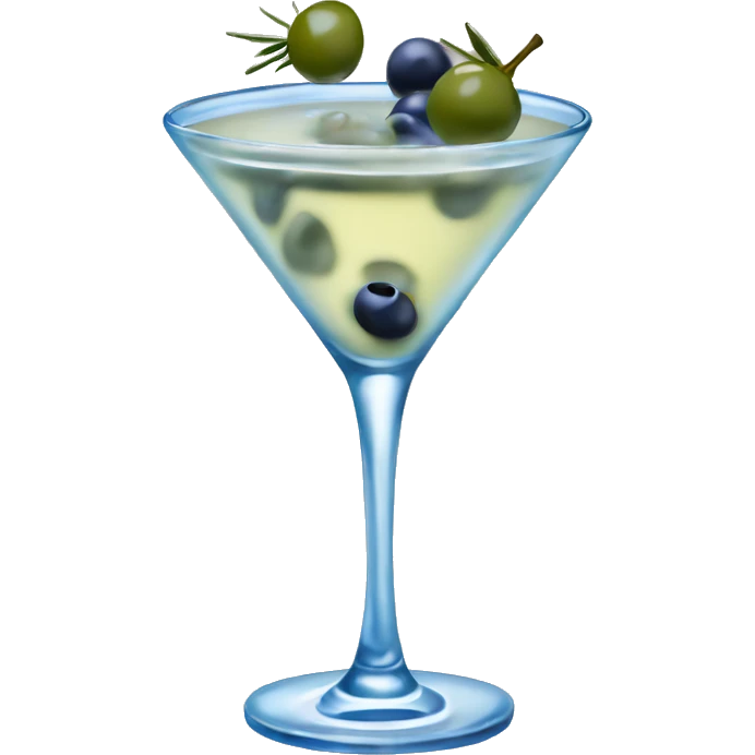 dirty martini with blue cheese olives  emoji