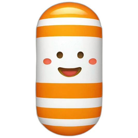 Capsule Orange emoji