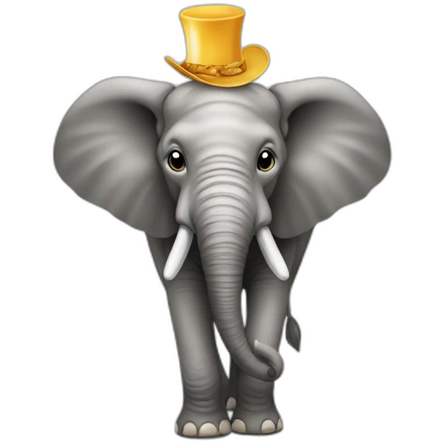 éléphant sur girafe emoji