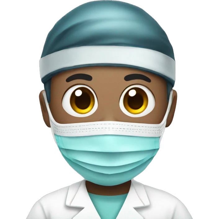 a surgeon dressed as a swan emoji