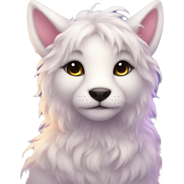 Kawaii bright fantasy ethereal anthro fursona animal emoji