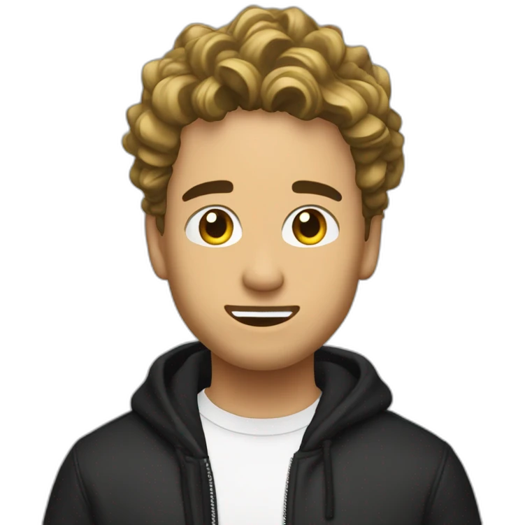 Nekfeu rappeur face emoji