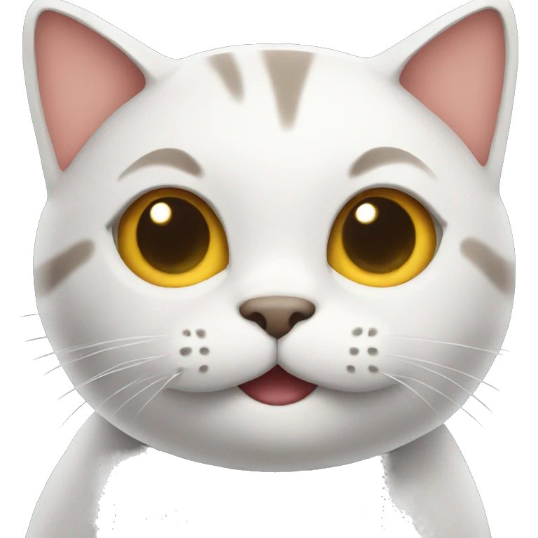 Cat smiling with star emoji
