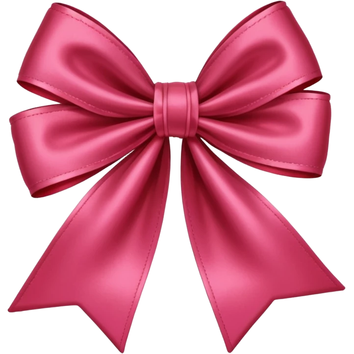 Moño rojo y rosa emoji