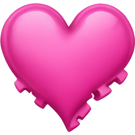 create puzzle pink heart  emoji